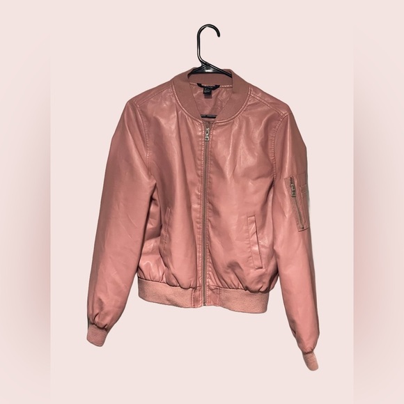 Streetwear Society Women’s Bomber Jacket - US Size L- peach pink - Picture 1 of 4